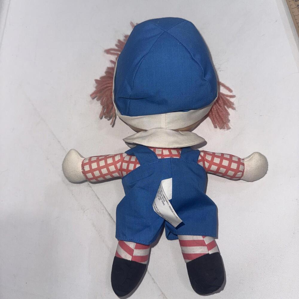 Little Raggedys‎ Raggedy Ann Andy Doll 1991 Macmillan Plush Vinyl Face ONE PLUSH - Picture 6 of 8